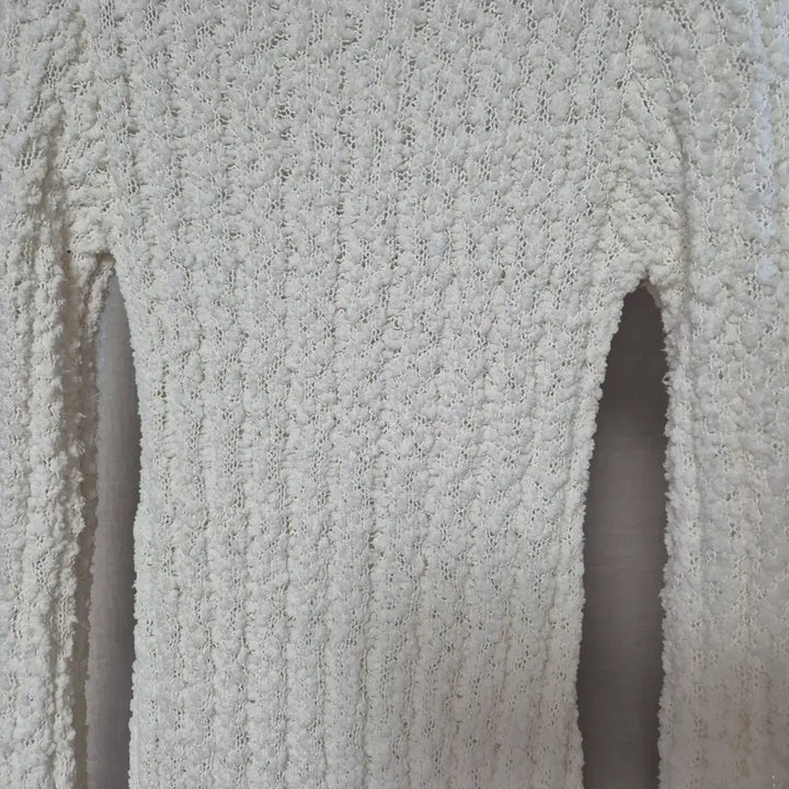 [BUNJANG] H&amp;M White Sleeves Long Dress / S)에이치엔엠 화이트 슬리브스 롱 원피스