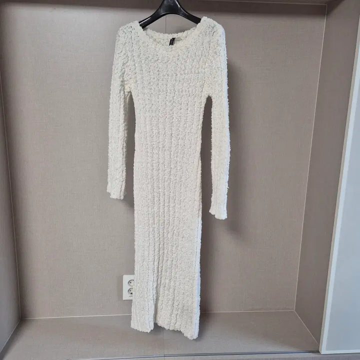 [BUNJANG] H&amp;M White Sleeves Long Dress / S)에이치엔엠 화이트 슬리브스 롱 원피스