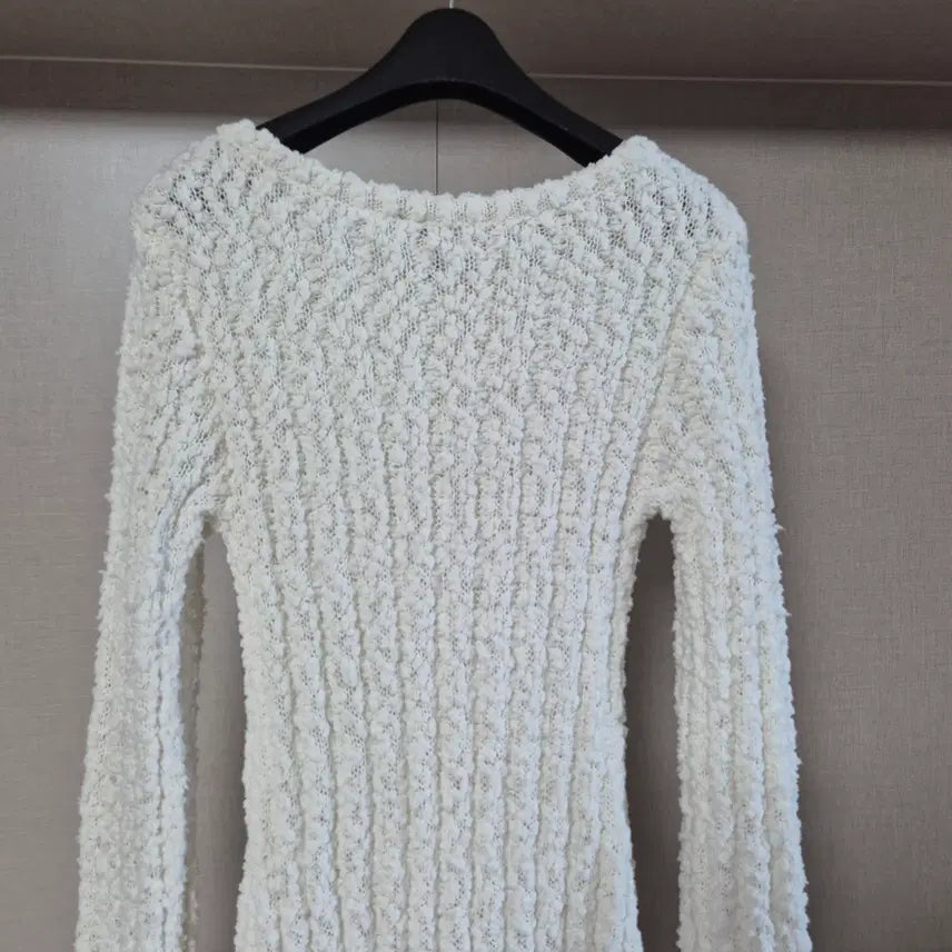 [BUNJANG] H&amp;M White Sleeves Long Dress / S)에이치엔엠 화이트 슬리브스 롱 원피스