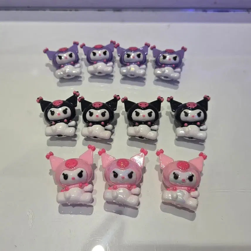 [BUNJANG] Kuromi Rubber Beads for Pen / 고무재질 쿠로미 비즈 - 볼펜 가능