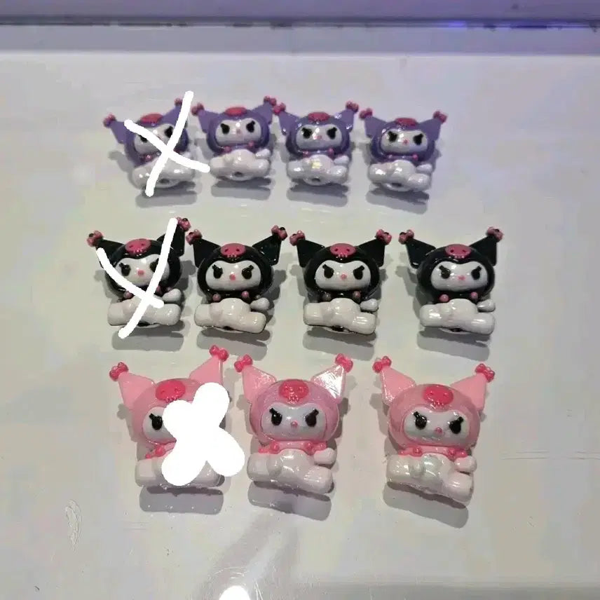 [BUNJANG] Kuromi Rubber Beads for Pen / 고무재질 쿠로미 비즈 - 볼펜 가능
