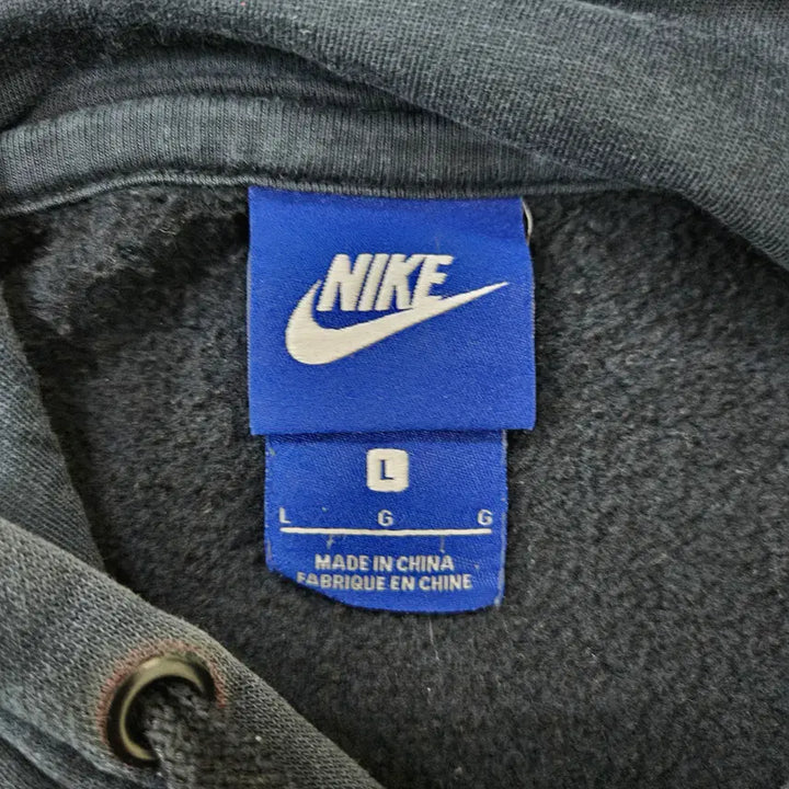 [BUNJANG] Nike Small Logo Black Hoodie / L 나이키 스몰로고 블랙 후드티 0311Y