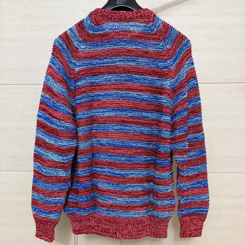 [BUNJANG] C.E Stripe Loose Waffle Mix Knit / 새상품)카브엠트 스트라이프 루즈 와플 믹스 니트