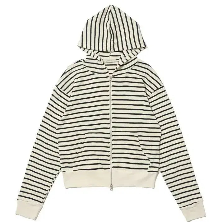 [BUNJANG] Striped Hooded Zip-up / 줄무니 후드집업