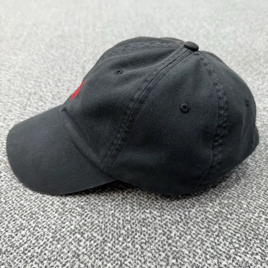 [BUNJANG] Polo Ralph Lauren Red Pony Vintage Black Ball Cap / F 폴로 랄프로렌 레드포니 빈티지블랙 볼캡 모자