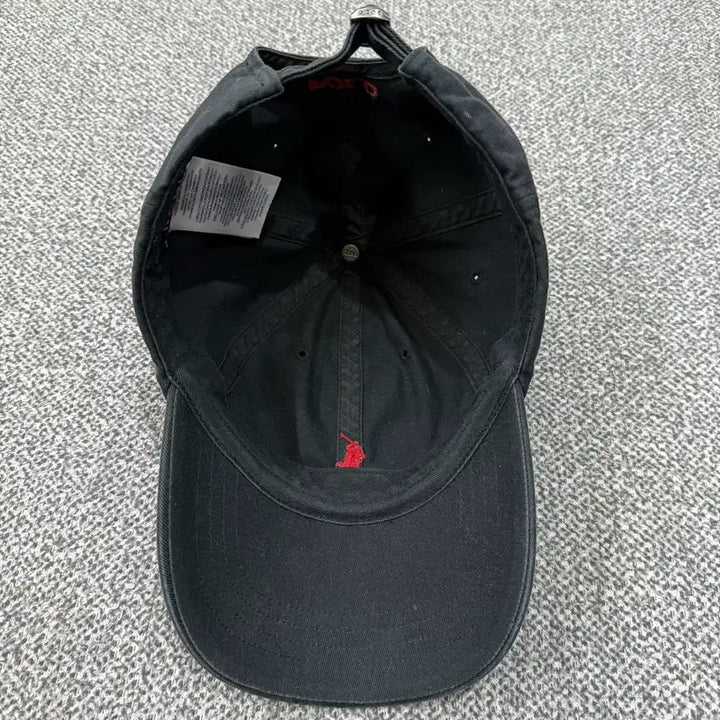 [BUNJANG] Polo Ralph Lauren Red Pony Vintage Black Ball Cap / F 폴로 랄프로렌 레드포니 빈티지블랙 볼캡 모자