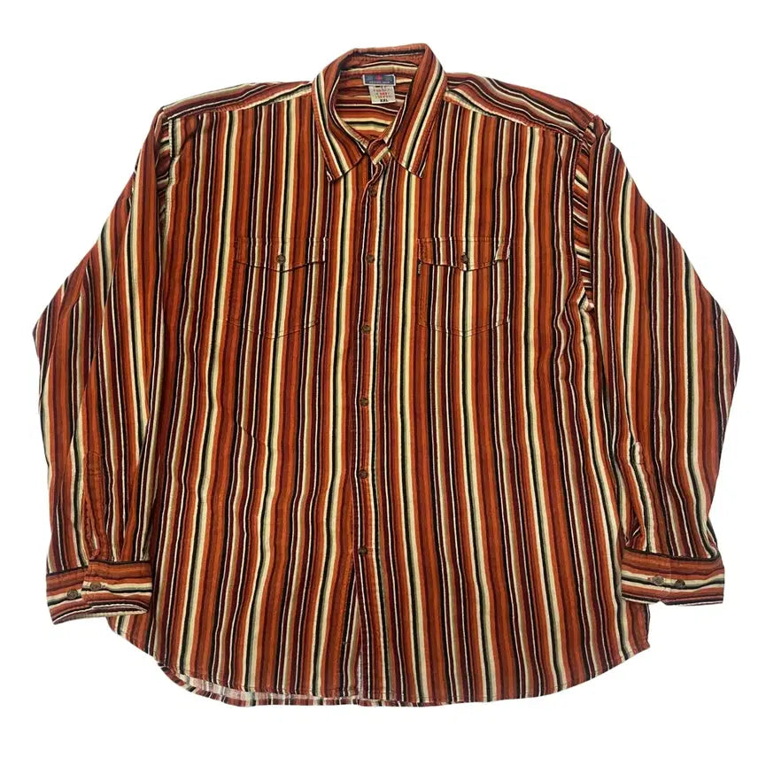 [BUNJANG] Maple Stripe Corduroy Shirt XXL / Maple 스트라이프 코듀로이셔츠 XXL