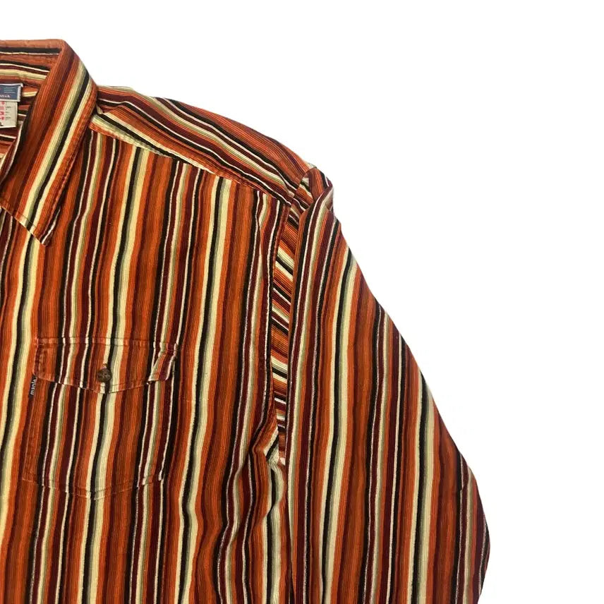 [BUNJANG] Maple Stripe Corduroy Shirt XXL / Maple 스트라이프 코듀로이셔츠 XXL
