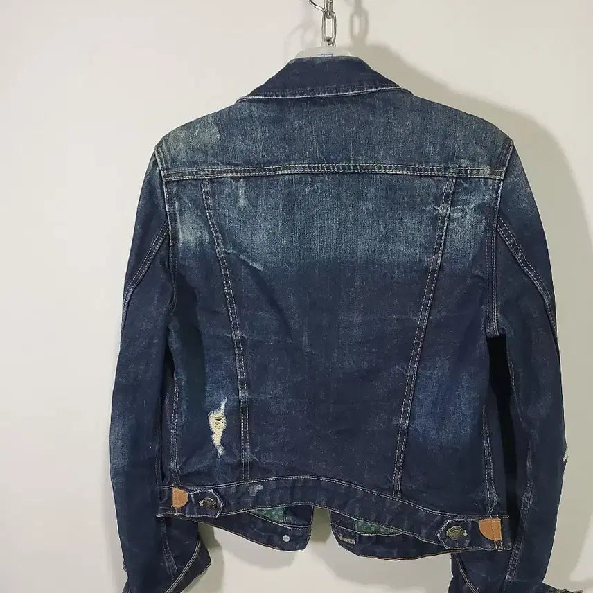 [BUNJANG] Zara Trafaluc Denim Jacket / 자라 트라팔룩 데님 청자켓 데미지 워싱