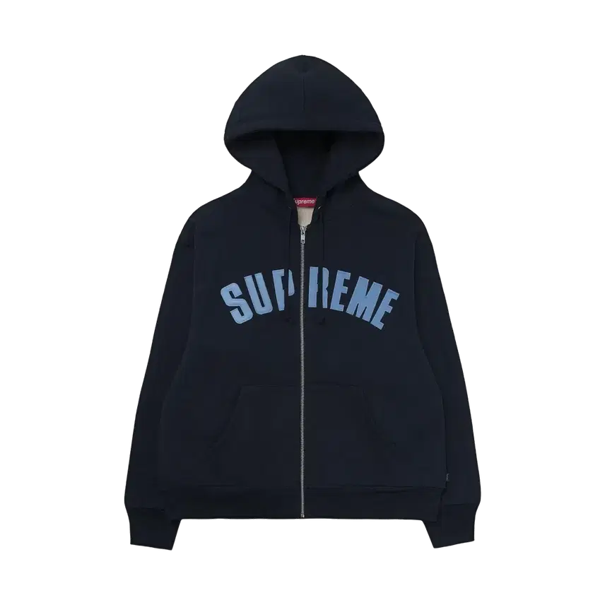 [BUNJANG] Supreme Arc Thermal Lined Hooded Zip-Up Sweatshirt Navy L / 당일배송) L 슈프림 아크 써멀 라인드 후드집업 네이비 100 브랜드정품