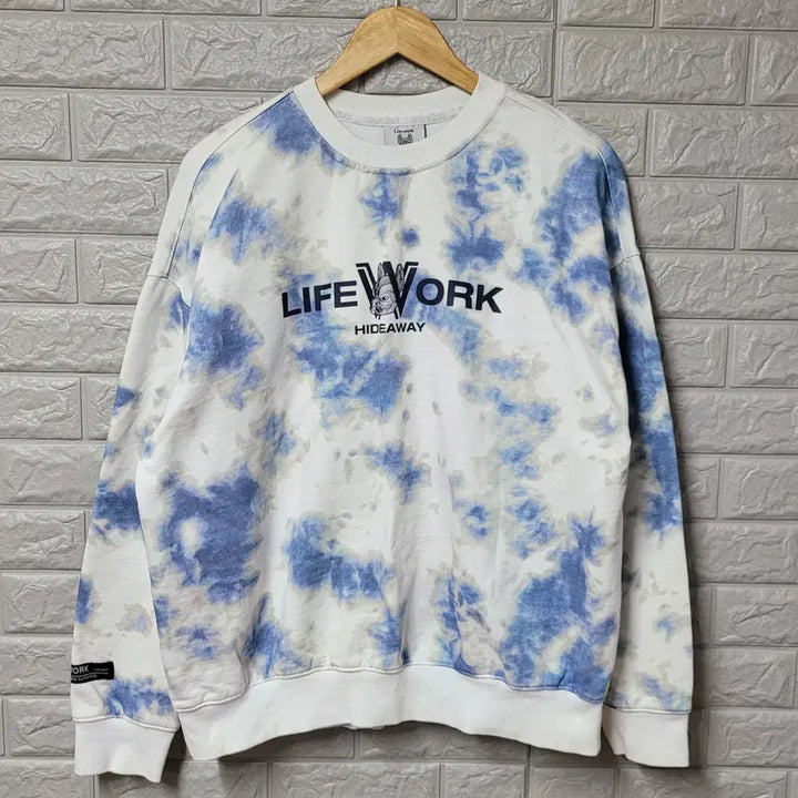 [BUNJANG] LifeWork Tie-Dye Sweatshirt (Large) / 라이프워크 타이다이 맨투맨 라지사이즈