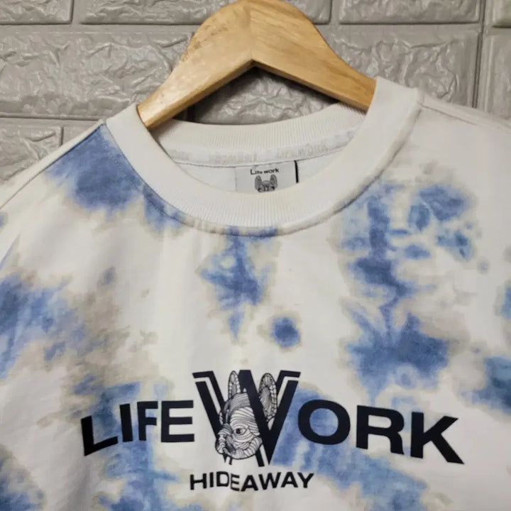 [BUNJANG] LifeWork Tie-Dye Sweatshirt (Large) / 라이프워크 타이다이 맨투맨 라지사이즈