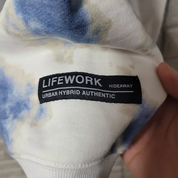 [BUNJANG] LifeWork Tie-Dye Sweatshirt (Large) / 라이프워크 타이다이 맨투맨 라지사이즈