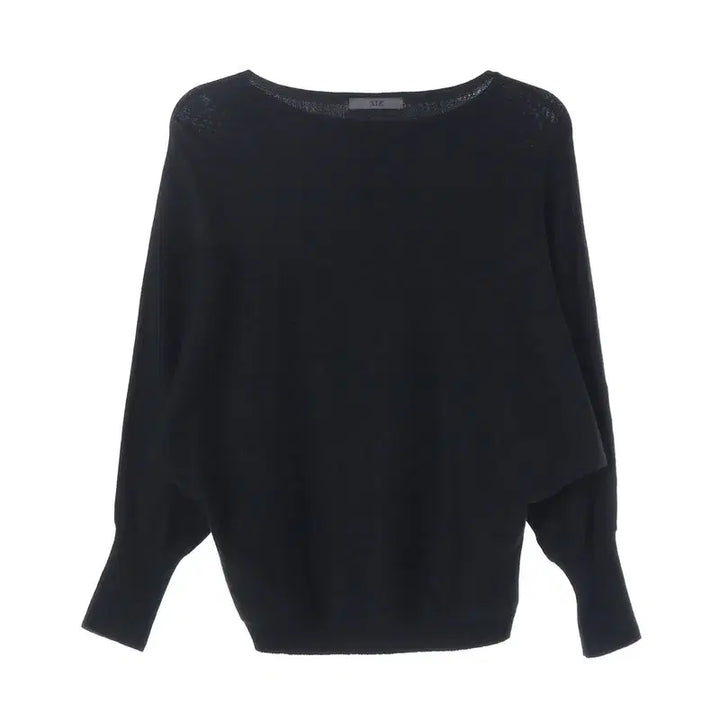 [BUNJANG] XIX Boat Neck Loose Fit Puff Sleeve Knit Top / XIX 보트넥 루즈핏 퍼프슬리브 니트 F