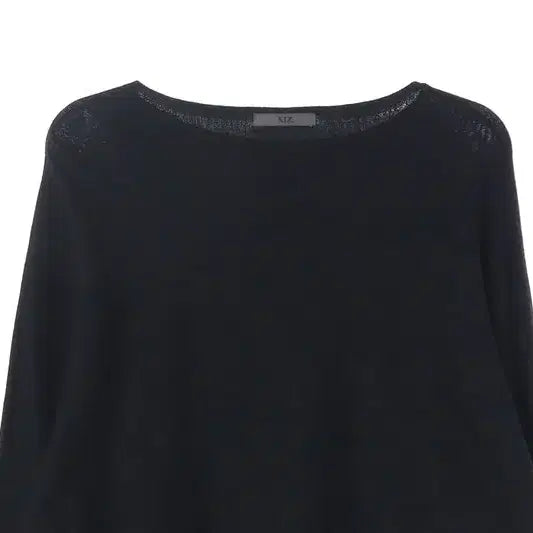 [BUNJANG] XIX Boat Neck Loose Fit Puff Sleeve Knit Top / XIX 보트넥 루즈핏 퍼프슬리브 니트 F