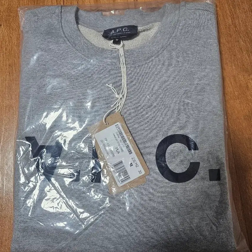 [SOLD OUT] A.P.C. ORIS  맨투맨 그레이 M