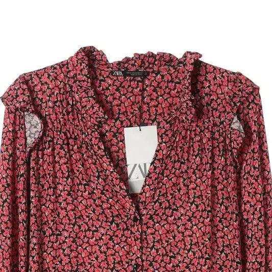 [BUNJANG] ZARA Floral Pattern Dress (XS) / ZARA 플라워 패턴 원피스 미사용/여성XS/TTKZHC2020