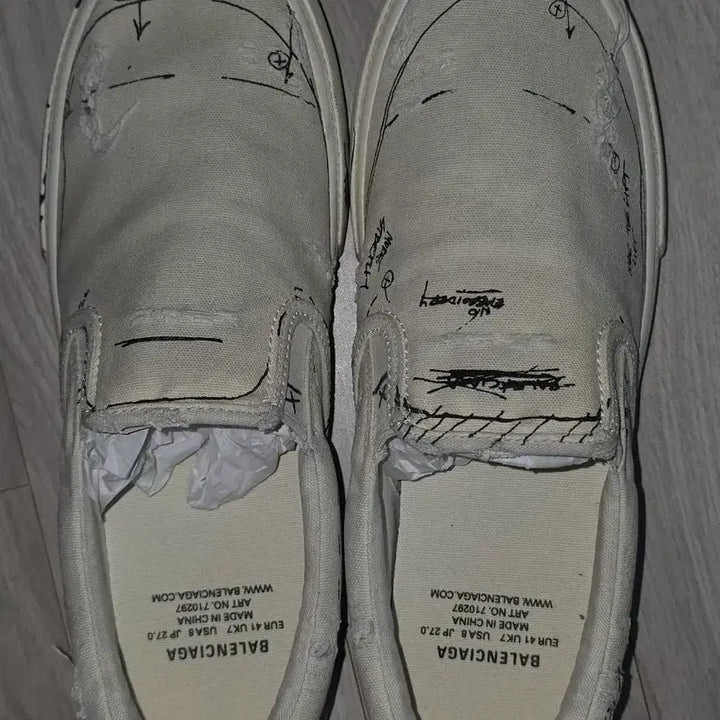 [BUNJANG] Balenciaga Slip-on Sneakers / 발렌시아가 슬립온 스니커즈