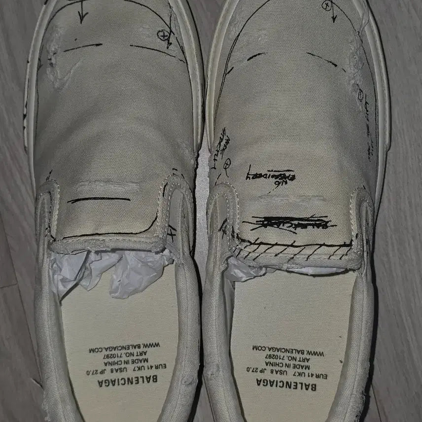 [BUNJANG] Balenciaga Slip-on Sneakers / 발렌시아가 슬립온 스니커즈