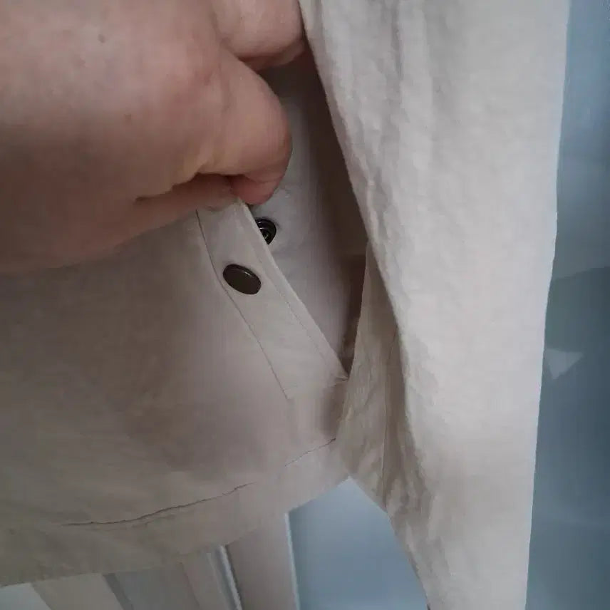 [BUNJANG] OF.COURSE Beige Jacket (Size F) / OF.COURSE 베이지 자켓 F사이즈 105호 총장 65 디자인강추 실