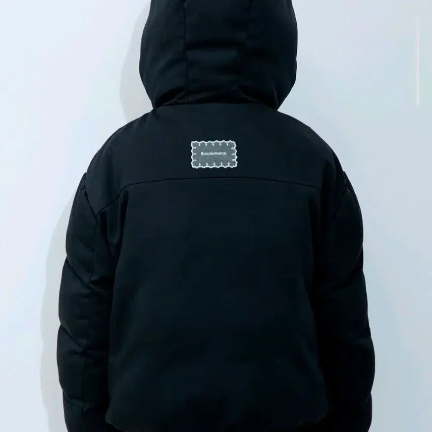 [BUNJANG] Roughneck Hooded Puffer Down Jacket (Black) M / 러프넥 후드 푸퍼 다운 자켓 블랙 패딩 M