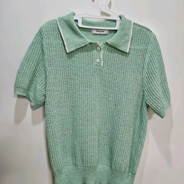 [BUNJANG] 8seconds Knitted T-shirt / 8seconds 카라니트티