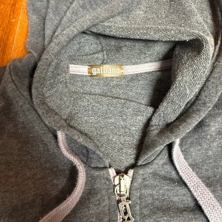 [BUNJANG] John Galliano Gray Hoodie M / 존갈리아노 그레이 후드집업 m