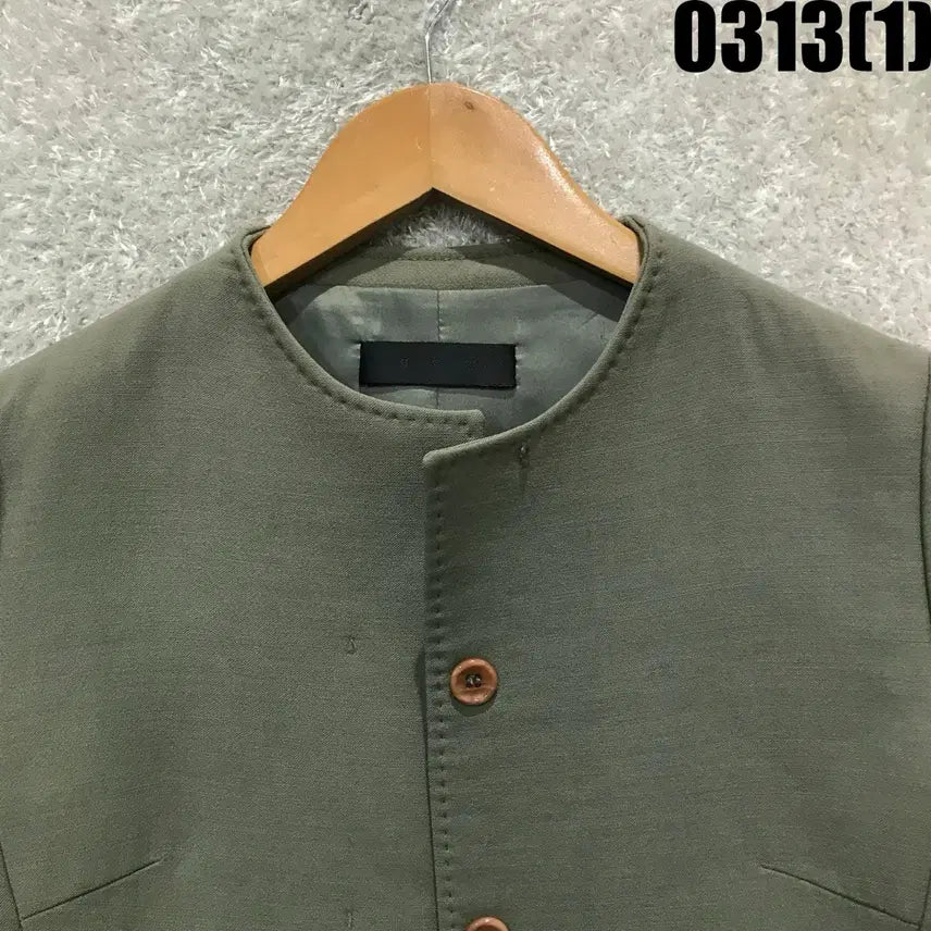 [SOLD OUT] 노카라 롱 코트 카키색 s