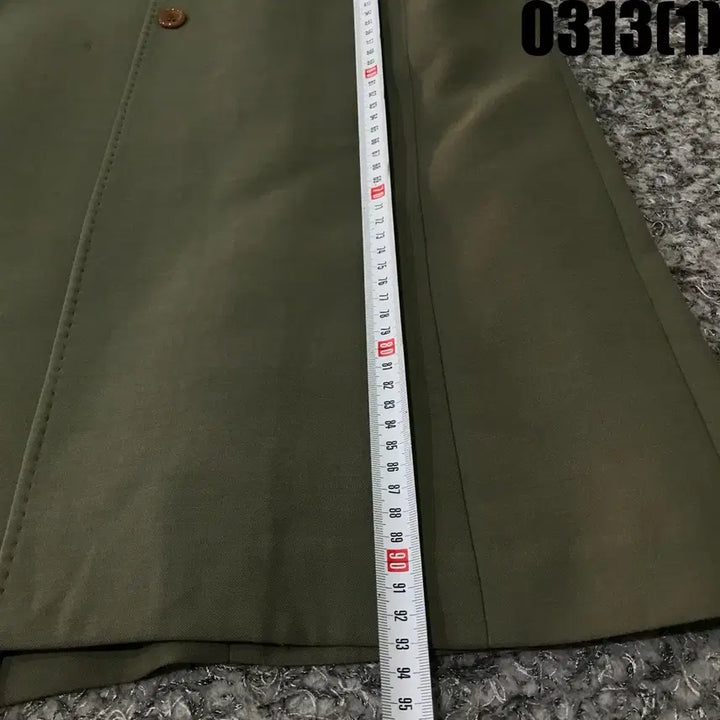 [SOLD OUT] 노카라 롱 코트 카키색 s