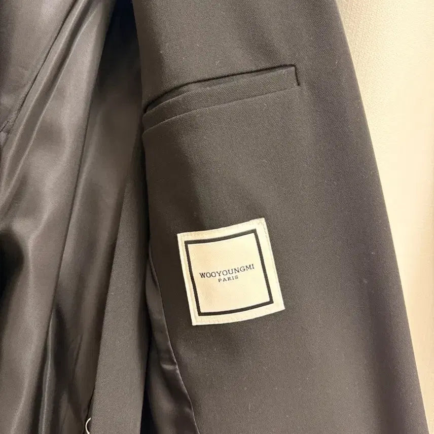 [BUNJANG] Wooyoungmi Cuffs Jacket Black 23SS / 우영미 커프스 자켓 블랙 23SS 46