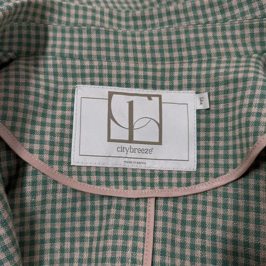 [BUNJANG] City Breeze Linen Check Women&