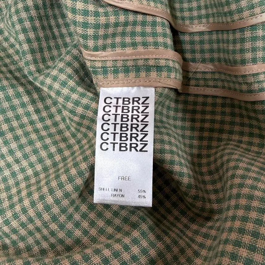 [BUNJANG] City Breeze Linen Check Women&