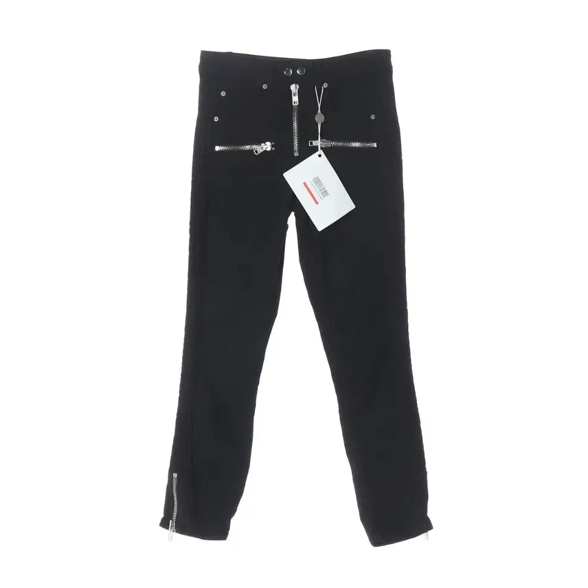 [BUNJANG] Isabel Marant Slim Fit Black Denim Pants / (새상품) 이자벨마랑 지퍼 디테일 슬림핏 블랙 데님 팬츠