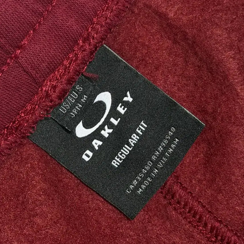[BUNJANG] Oakley Burgundy Running Jogger Pants / 오클리 버건디 러닝 조거 팬츠