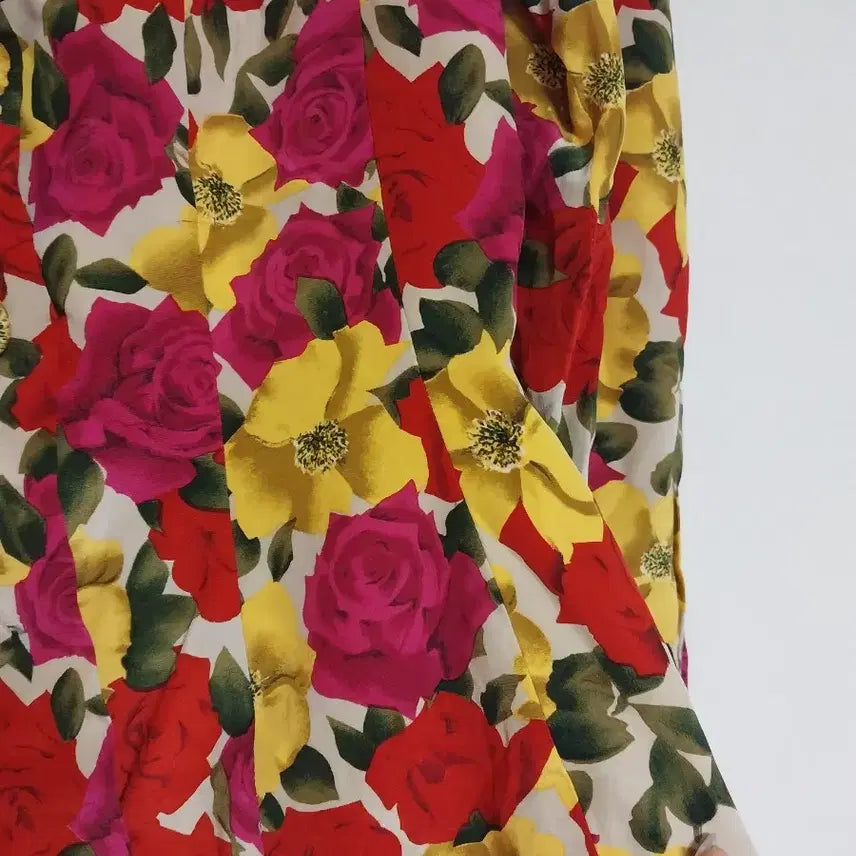 [BUNJANG] Nippon Boutique Floral Print Silk Jacket / 니폰부티크 플라워 프린트 자켓 실크 100. 55 66