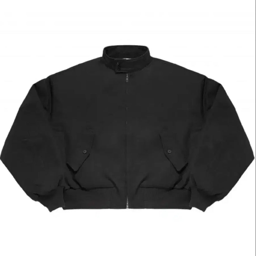 [BUNJANG] OS MJ D Canvas Harrington Jacket Charcoal / (os) mjd 캔버스 해링턴 자켓 차콜