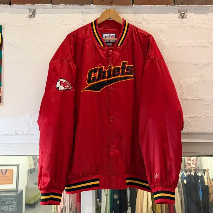 [BUNJANG] Logo Athletic Kansas City Chiefs Varsity Jacket (XXL) / Logo Athletic 캔자스시티 치프스 NFL 바시티 자켓 XXL