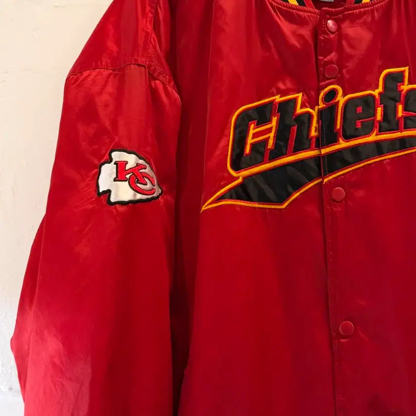 [BUNJANG] Logo Athletic Kansas City Chiefs Varsity Jacket (XXL) / Logo Athletic 캔자스시티 치프스 NFL 바시티 자켓 XXL