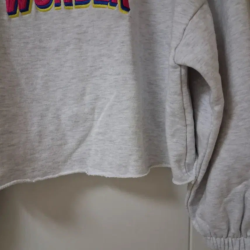 [BUNJANG] Le Pita Wonder Crop Sweatshirt / 르피타 Wonder 크롭 맨투맨