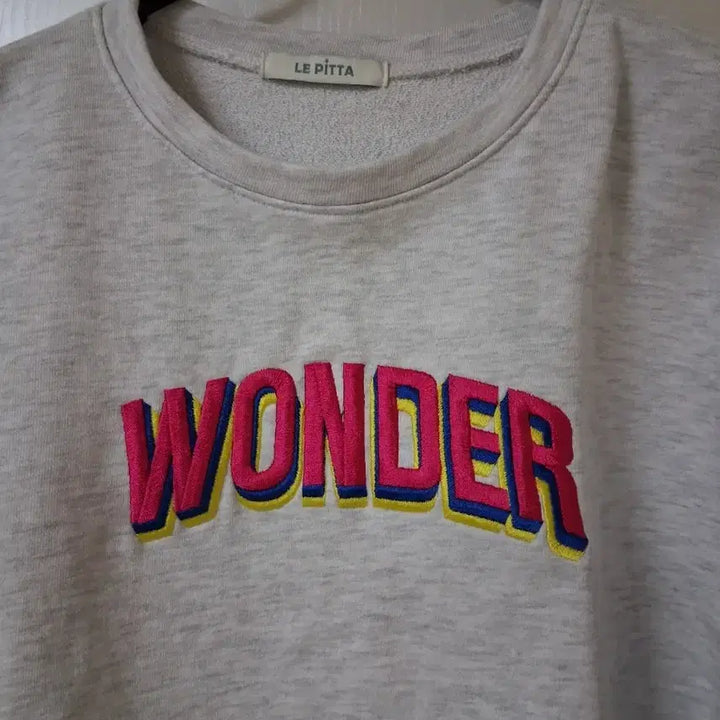 [BUNJANG] Le Pita Wonder Crop Sweatshirt / 르피타 Wonder 크롭 맨투맨
