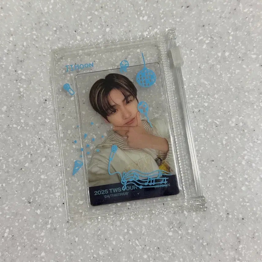 [BUNJANG] TWS Jihoon Photocard &amp; Photocard Holder / TWS 투어스 지훈 2025 투어 포토카드 &amp; 포카파우치