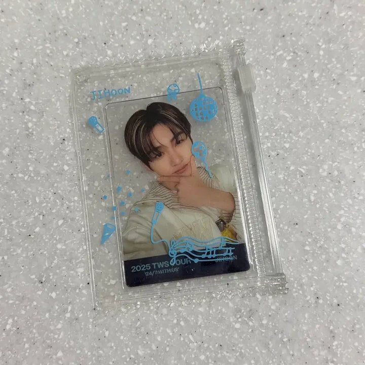 [BUNJANG] TWS Jihoon Photocard &amp; Photocard Holder / TWS 투어스 지훈 2025 투어 포토카드 &amp; 포카파우치