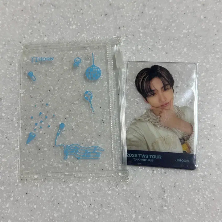 [BUNJANG] TWS Jihoon Photocard &amp; Photocard Holder / TWS 투어스 지훈 2025 투어 포토카드 &amp; 포카파우치