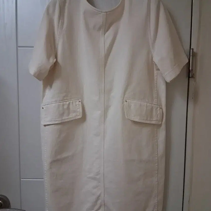 [BUNJANG] SJSJ Ivory Denim Dress / SJSJ 아이보리 데님 원피스(새상품)
