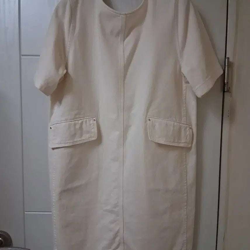 [BUNJANG] SJSJ Ivory Denim Dress / SJSJ 아이보리 데님 원피스(새상품)