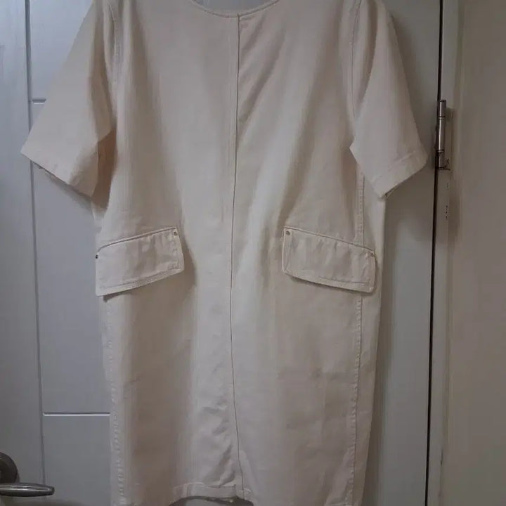 [BUNJANG] SJSJ Ivory Denim Dress / SJSJ 아이보리 데님 원피스(새상품)