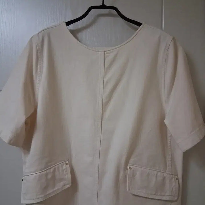 [BUNJANG] SJSJ Ivory Denim Dress / SJSJ 아이보리 데님 원피스(새상품)