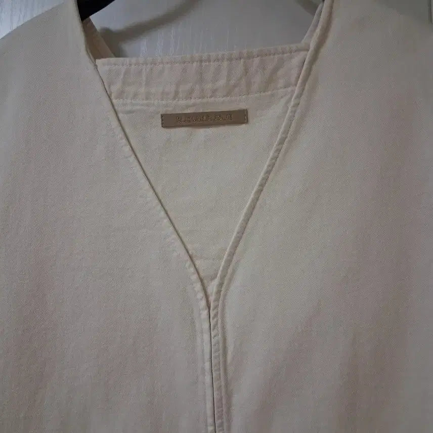 [BUNJANG] SJSJ Ivory Denim Dress / SJSJ 아이보리 데님 원피스(새상품)