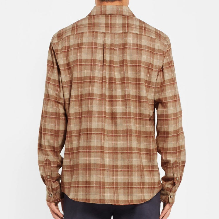 [BUNJANG] A.P.C. Arctic Check Wool Blend Shirt / APC - 아틱 체크 울 블렌드 셔츠,미사용급