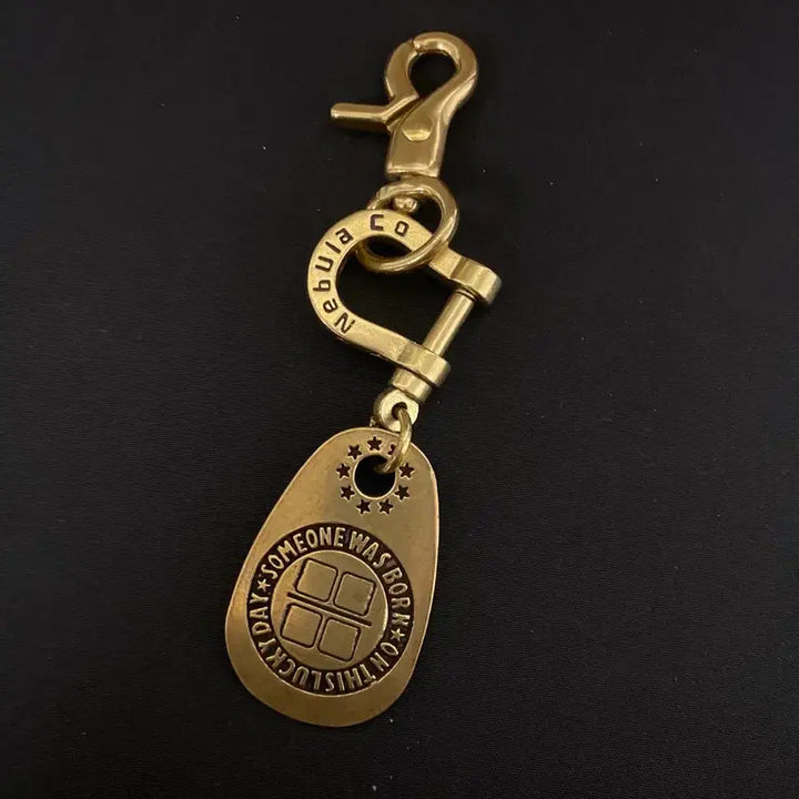 [BUNJANG] LUCK Vintage Brass Keyring / LUCK 빈티지 황동 키링